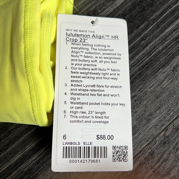 Lululemon Align HR Crop 23” - Picture 9 of 10
